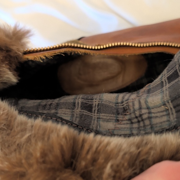 Finesse Brown Fur-Trimmed Heeled Boots - Picture 10 of 10